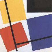 Theo van Doesburg Simultaneous Counter-Composition (mk09) oil painting artist